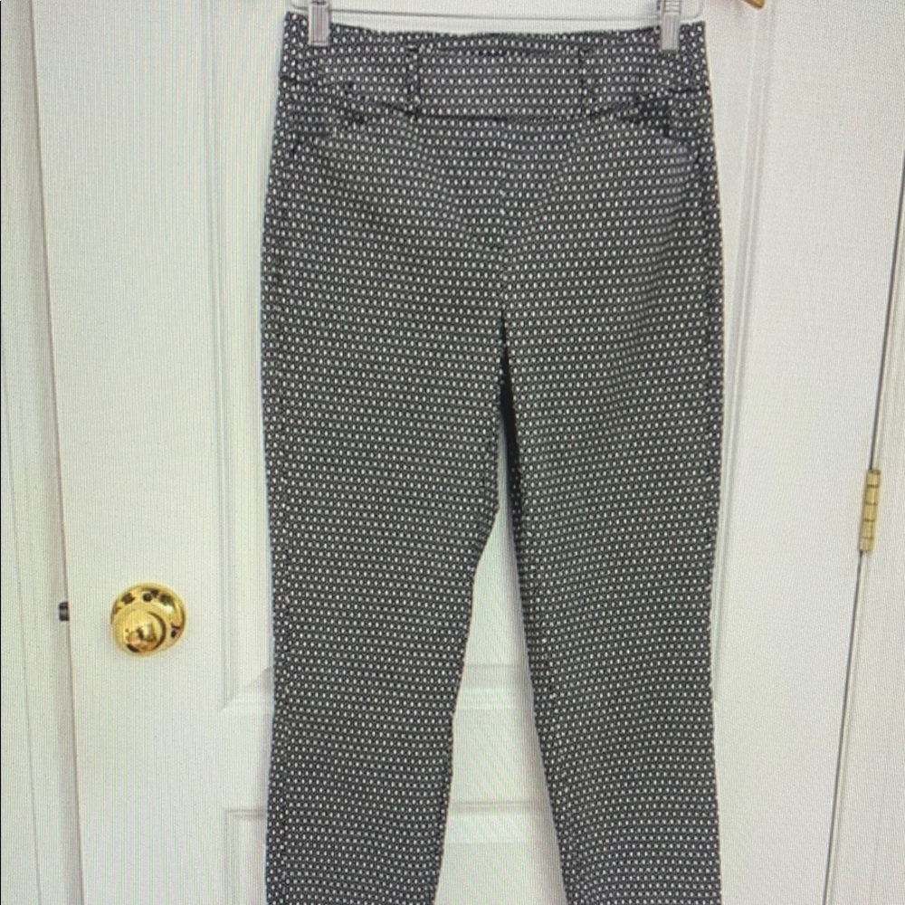 Black and White Patterned Pants